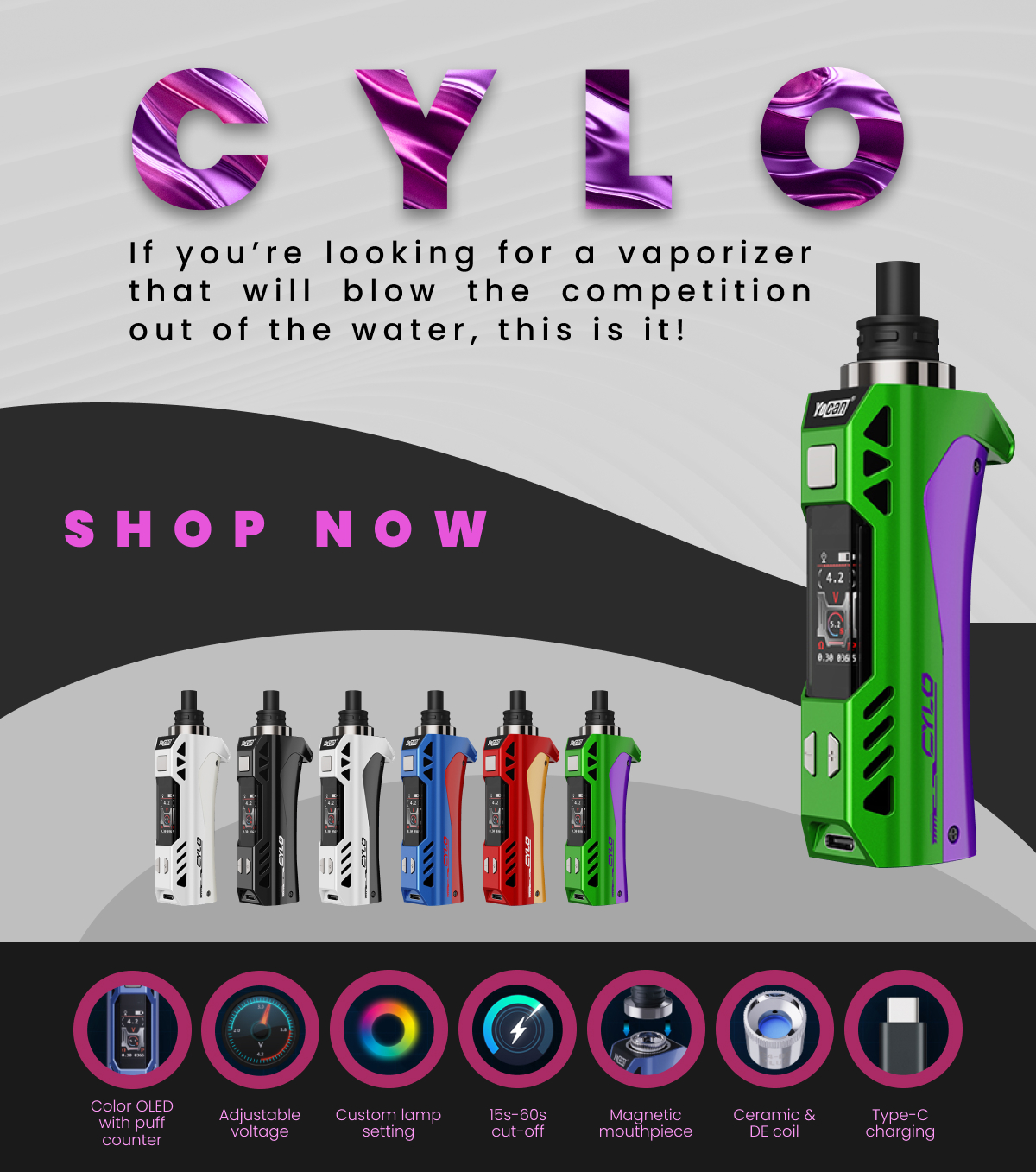 👏👏👏 YEY! Yocan CYLO is here. - Yocan Vaporizer