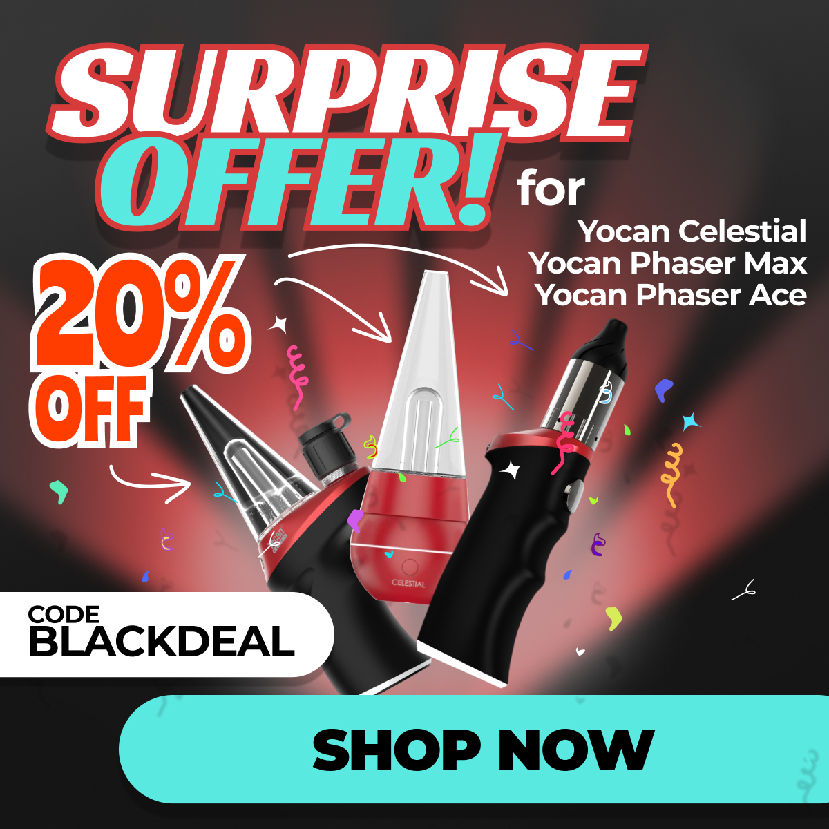 Yocan Surprise Black Deal