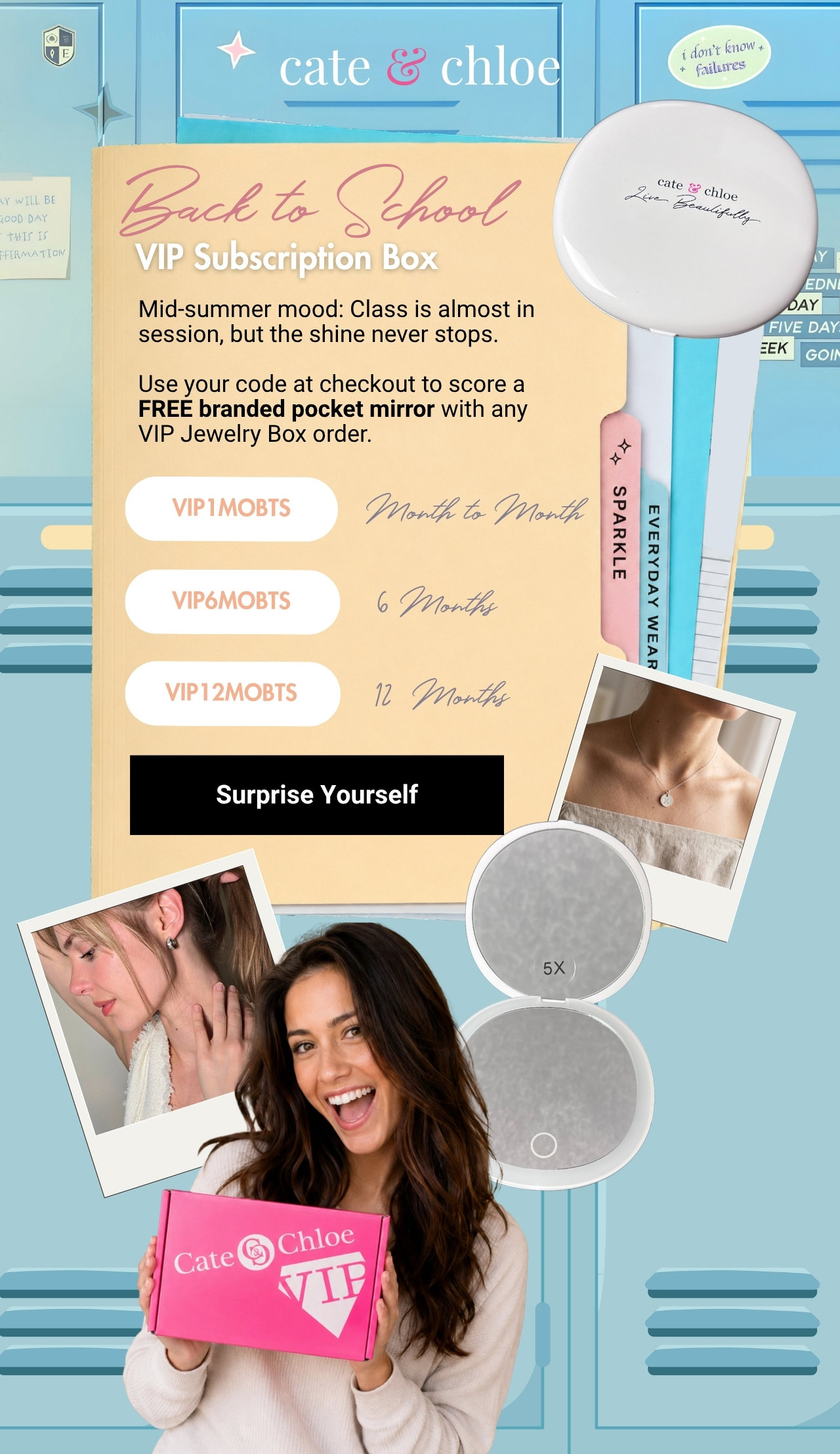 3 discount codes for VIP Box